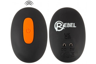 Черный вибростимулятор мошонки RC Scrotum Stimulator with Vibration