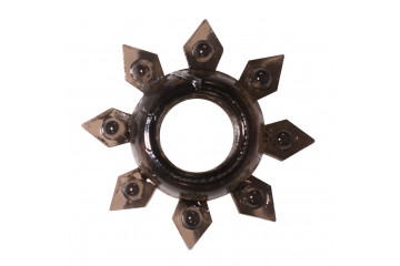 Чёрное эрекционное кольцо Rings Gear