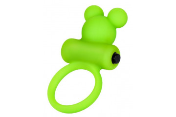 Зеленое виброкольцо на пенис A-Toys