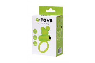 Зеленое виброкольцо на пенис A-Toys
