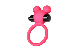 Розовое виброкольцо на пенис A-Toys