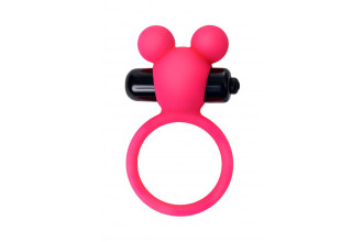 Розовое виброкольцо на пенис A-Toys