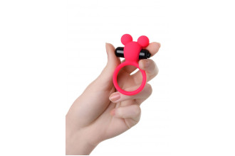 Розовое виброкольцо на пенис A-Toys