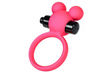 Розовое виброкольцо на пенис A-Toys