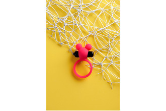 Розовое виброкольцо на пенис A-Toys