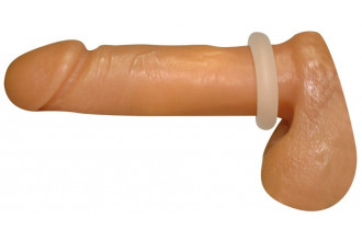 Прозрачное гладкое кольцо Stretchy Cockring