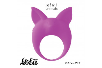 Фиолетовое эрекционное кольцо Kitten Kyle