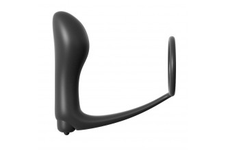 Анальная пробка с вибрацией с эрекционным кольцом Ass-Gasm Cockring Vibrating Plug