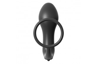 Анальная пробка с вибрацией с эрекционным кольцом Ass-Gasm Cockring Vibrating Plug