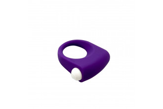 Фиолетовое эрекционное кольцо Puggle Vibrating Ring with Bullet
