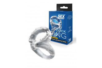 Прозрачное двойное эрекционное кольцо