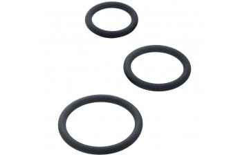 Набор из 3 чёрных эрекционных колец