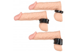 Набор из 3 колец для утяжки мошонки Rebel Ball Stretching Kit