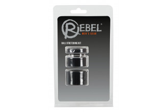 Набор из 3 колец для утяжки мошонки Rebel Ball Stretching Kit
