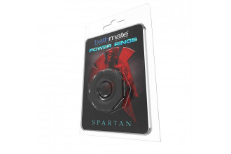 Чёрное эрекционное кольцо Spartan
