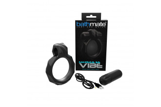 Черное эрекционное виброкольцо Maximus 55 Vibe