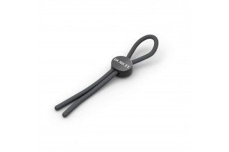 Серое эрекционное лассо на пенис Mr Dorcel