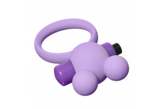 Сиреневое эрекционное виброколечко Emotions Minnie