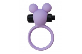 Сиреневое эрекционное виброколечко Emotions Minnie