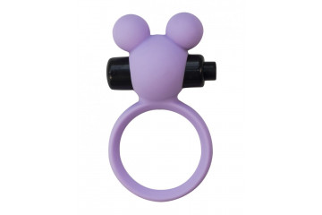 Сиреневое эрекционное виброколечко Emotions Minnie