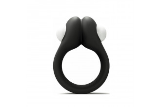 Черное эрекционное кольцо Zippy Vibrating Ring With Bullet