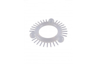 Эластичное эрекционное кольцо с 3 шариками и шипами