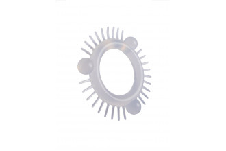 Эластичное эрекционное кольцо с 3 шариками и шипами