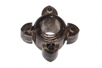 Чёрное эрекционное кольцо Rings Screw