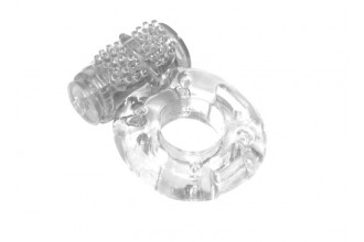 Прозрачное эрекционное кольцо с вибрацией Rings Axle-pin
