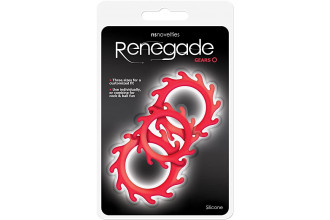 Набор из 3 красных эрекционных колец Renegade Gears