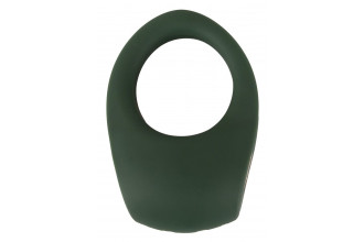Зеленое эрекционное виброкольцо Luxurious Vibro Cock Ring