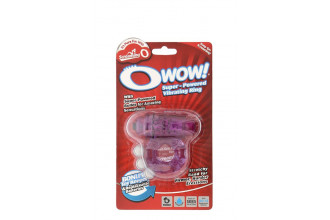 Фиолетовое эрекционное виброкольцо OWOW PURPLE