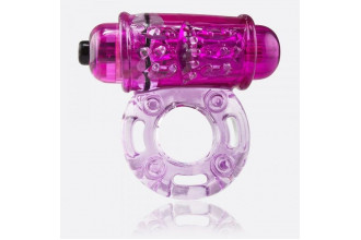 Фиолетовое эрекционное виброкольцо OWOW PURPLE