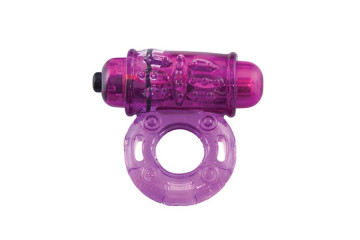 Фиолетовое эрекционное виброкольцо OWOW PURPLE