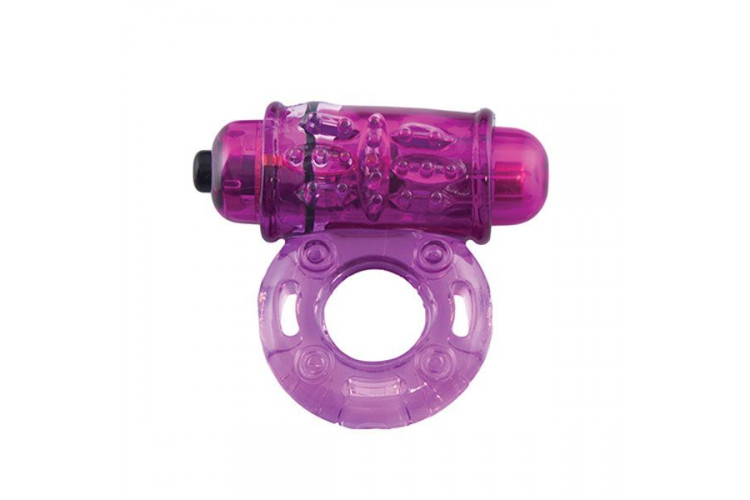 Фиолетовое эрекционное виброкольцо OWOW PURPLE