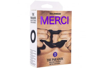 Черное эрекционое кольцо Merci The Paradox 35mm