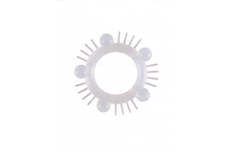 Эластичное эрекционное кольцо с шишечками и шипами