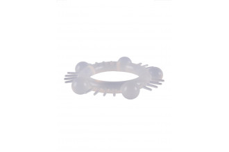 Эластичное эрекционное кольцо с шишечками и шипами