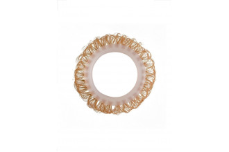 Эрекционное кольцо с бежевыми «ресничками»