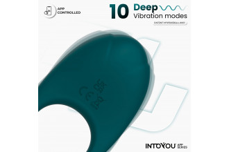 Зеленое интерактивное виброкольцо Ringo