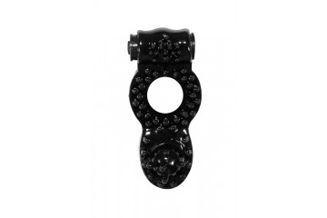 Чёрное эрекционное кольцо Rings Ringer