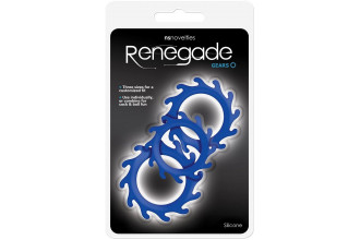 Набор из 3 синих эрекционных колец Renegade Gears