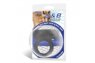 Черное двойное силиконовое кольцо С&B GEAR