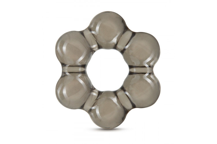 Дымчатое эрекционное кольцо Stay Hard Thick Bead Cock Ring