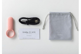 Коралловое эрекционное кольцо Iroha SVR Coral Pink
