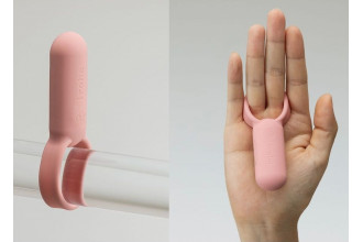 Коралловое эрекционное кольцо Iroha SVR Coral Pink