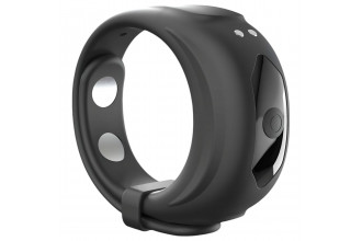 Черное эрекционное виброкольцо Fit Vibe Ring