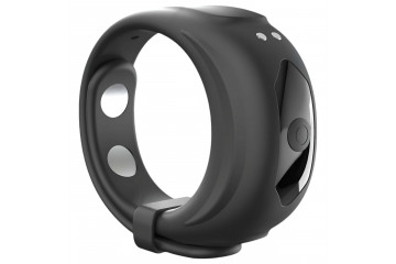Черное эрекционное виброкольцо Fit Vibe Ring