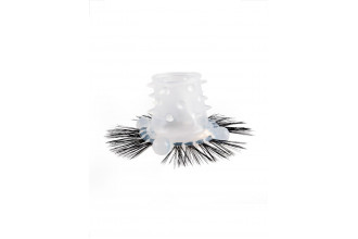 Эластичное эрекционное кольцо с черными «ресничками» Эластичное эрекционное кольцо с черными «ресничками»