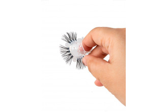 Эластичное эрекционное кольцо с черными «ресничками» Эластичное эрекционное кольцо с черными «ресничками»